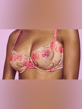 Dream Angels Wicked Unlined Sweet Melody Embroidered Balconette Bra by V.S.